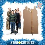 Jonny, Adam, Jim, Dad & Milson (Friday Night Dinner) Official Lifesize + Mini Cardboard Cutout / Standee - Image 2