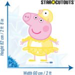 Peppa Pig 'Easter Chicken Costume' (Peppa Pig) Official Small Cardboard Cutout / Standee - Image 3