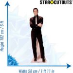 Elvis Presley 'Black Suit & White Tie' (American Singer) Official Lifesize Cardboard Cutout / Standee - Image 3