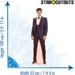 Elvis Presley '1960s Blue Suit' (American Singer) Official Lifesize Cardboard Cutout / Standee - Image 3
