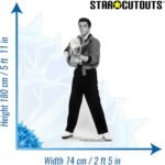 Elvis Presley 'Shooting With Guitar' (American Singer) Official Lifesize Cardboard Cutout / Standee - Image 3