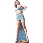 Marilyn Monroe 'Blue Bikini' (American Actress) Official Lifesize Cardboard Cutout / Standee
