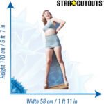 Marilyn Monroe 'Blue Bikini' (American Actress) Official Lifesize Cardboard Cutout / Standee - Image 3