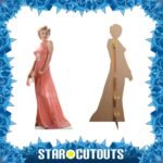 Marilyn Monroe 'Peach Night Gown' (American Actress) Official Lifesize Cardboard Cutout / Standee - Image 2