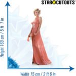 Marilyn Monroe 'Peach Night Gown' (American Actress) Official Lifesize Cardboard Cutout / Standee - Image 3