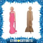 Marilyn Monroe 'Pink Evening Gown' (American Actress) Official Lifesize Cardboard Cutout / Standee - Image 2