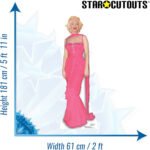 Marilyn Monroe 'Pink Evening Gown' (American Actress) Official Lifesize Cardboard Cutout / Standee - Image 3