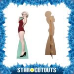 Marilyn Monroe 'Red Swimsuit' (American Actress) Official Lifesize Cardboard Cutout / Standee - Image 2