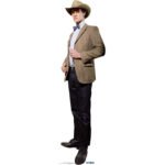 The Eleventh Doctor (Stetson) 'Matt Smith' (Doctor Who) Official Lifesize Cardboard Cutout / Standee