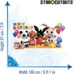 Bing & Friends Birthday Party (Bing) Official Lifesize + Mini Cardboard Cutout / Standee - Image 3