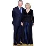 King Charles III & Queen Camilla (British Royal Family) Lifesize Cardboard Cutout / Standee