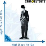 Charlie Chaplin (English Comic Actor) Official Lifesize Cardboard Cutout / Standee - Image 3