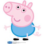 George Pig (Peppa Pig) Official Small Cardboard Cutout / Standee