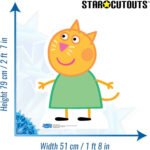 Candy Cat (Peppa Pig) Official Small Cardboard Cutout / Standee - Image 3
