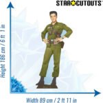 Elvis Presley 'Army Days' (American Singer) Official Lifesize Cardboard Cutout / Standee - Image 3