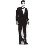 Elvis Presley 'Tuxedo' (American Singer) Official Lifesize + Mini Cardboard Cutout / Standee