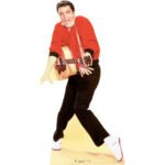 Elvis Presley 'Red Jacket & Guitar' (American Singer) Official Lifesize Cardboard Cutout / Standee