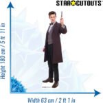 The Eleventh Doctor (Sonic Screwdriver) 'Matt Smith' (Doctor Who) Official Lifesize Cardboard Cutout / Standee - Image 3