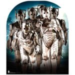Cyberman Army (Doctor Who) Official Child Size Stand-In Cardboard Cutout / Standee