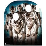 Cyberman Army (Doctor Who) Official Child Size Stand-In Cardboard Cutout / Standee - Image 4