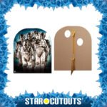 Cyberman Army (Doctor Who) Official Child Size Stand-In Cardboard Cutout / Standee - Image 2