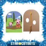 Peppa Pig 'Muddy Puddle' (Peppa Pig) Official Child Size Stand-In Cardboard Cutout / Standee - Image 2