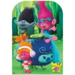 Trolls 'Can't Stop The Feeling' Left (Trolls) Official Child Size Stand-In Cardboard Cutout / Standee
