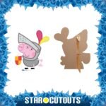 Sir George Pig 'Knight Costume' (Peppa Pig) Official Small Cardboard Cutout / Standee - Image 2