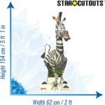Marty (Madagascar) Official Large + Mini Cardboard Cutout / Standee - Image 3