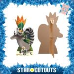 King Julien XIII (Madagascar) Official Lifesize + Mini Cardboard Cutout / Standee - Image 2