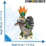 King Julien XIII (Madagascar) Official Lifesize + Mini Cardboard Cutout / Standee - Image 3