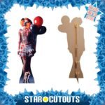 Scary Female Clown (Halloween) Lifesize + Mini Cardboard Cutout / Standee - Image 2
