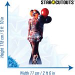 Scary Female Clown (Halloween) Lifesize + Mini Cardboard Cutout / Standee - Image 3