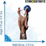 Scary Male Clown (Halloween) Lifesize + Mini Cardboard Cutout / Standee - Image 3