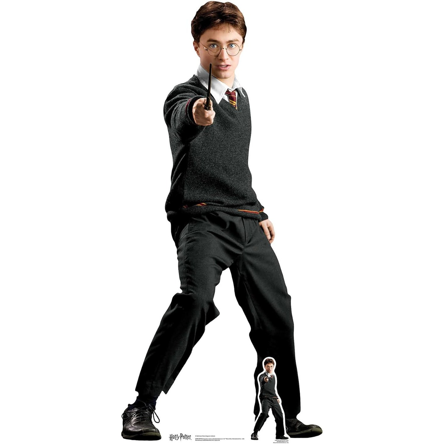 SC1085 Harry Potter 'Hogwarts School Uniform' (Harry Potter) Official Lifesize + Mini Cardboard Cutout Standee Harry Potter 'Hogwarts School Uniform' (Harry Potter) Official Lifesize + Mini Cardboard Cutout / Standee - Image 1