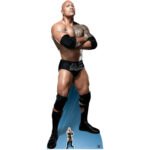 The Rock 'Dwayne Johnson' Arms Crossed (WWE) Official Lifesize + Mini Cardboard Cutout / Standee