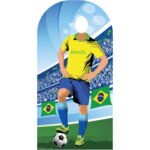 Brazil (World Cup Football) Lifesize Stand-In Cardboard Cutout / Standee