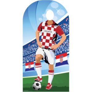 SC1172 Croatia (World Cup Football) Lifesize Stand-In Cardboard Cutout Standee