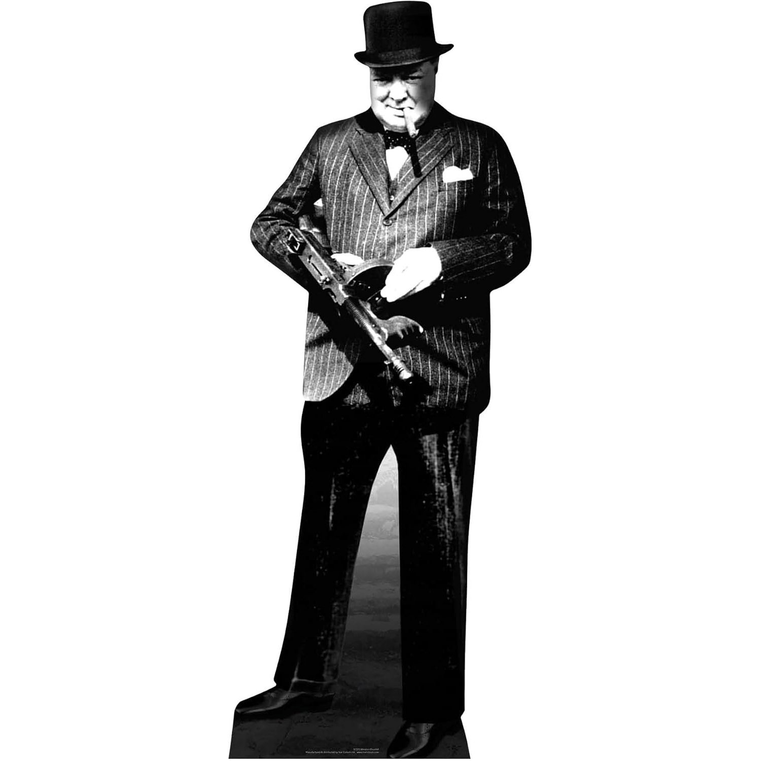 SC121 Winston Churchill (Former UK Prime Minister) Lifesize Cardboard Cutout Standee Winston Churchill (Former UK Prime Minister) Lifesize Cardboard Cutout / Standee - Image 1