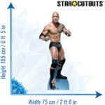 The Rock 'Dwayne Johnson' Fight Stance (WWE) Official Lifesize + Mini Cardboard Cutout / Standee - Image 3