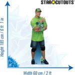 John Cena 'You Can't See Me' (WWE) Official Lifesize + Mini Cardboard Cutout / Standee - Image 3