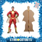Shazam! 'Zachary Levi' (Shazam!) Official Lifesize + Mini Cardboard Cutout / Standee - Image 2