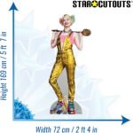 Harley Quinn 'Gold Jumpsuit' Margot Robbie (Birds of Prey) Official Lifesize + Mini Cardboard Cutout / Standee - Image 3