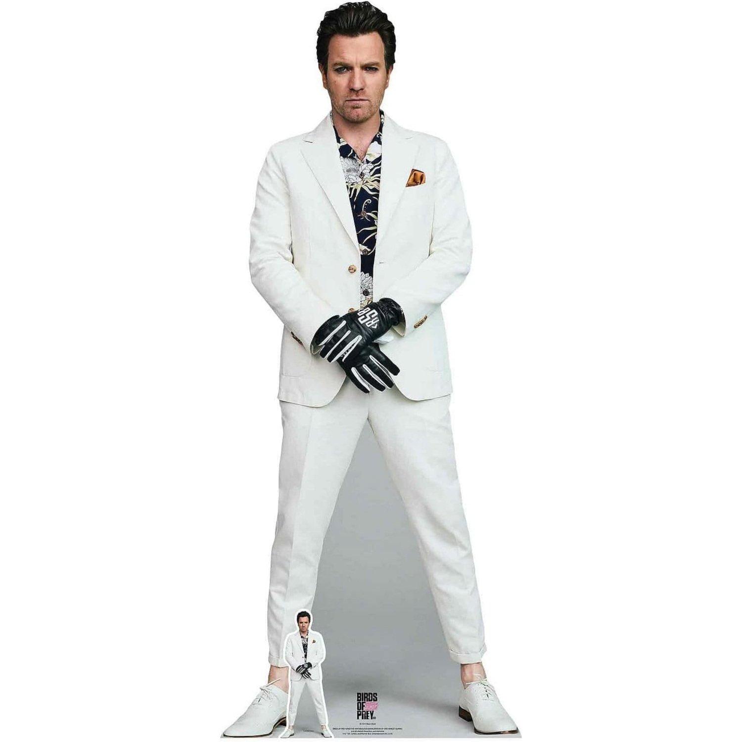 SC1514 Black Mask 'Ewan McGregor' (Birds of Prey) Official Lifesize + Mini Cardboard Cutout Standee Black Mask 'Ewan McGregor' (Birds of Prey) Official Lifesize + Mini Cardboard Cutout / Standee - Image 1