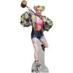 Harley Quinn 'Swinging Mallet' Margot Robbie (Birds of Prey) Official Lifesize + Mini Cardboard Cutout / Standee