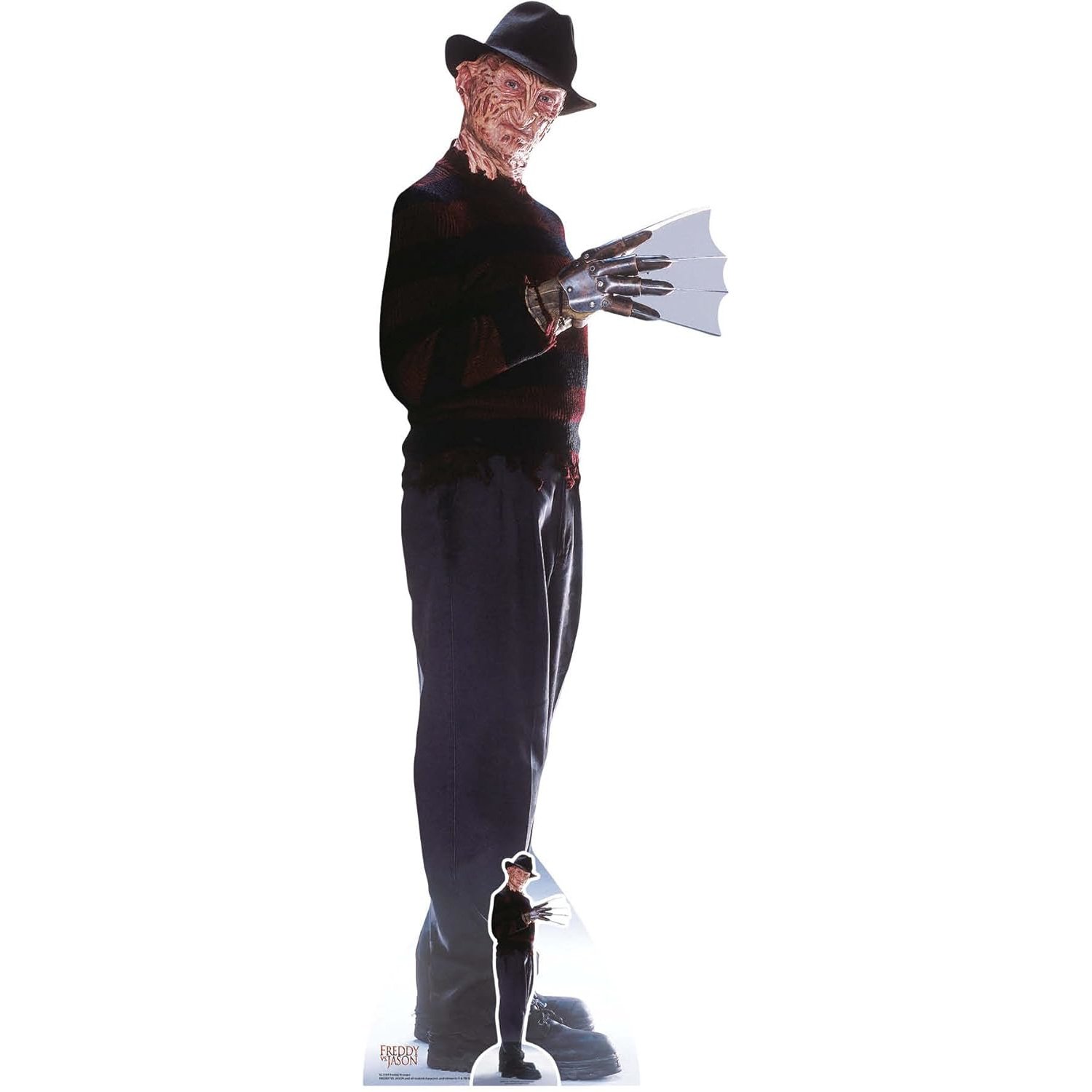 SC1594 Freddy Krueger 'Glove' (Freddy vs. Jason) Official Lifesize + Mini Cardboard Cutout Standee Freddy Krueger 'Glove' (Freddy vs. Jason) Official Lifesize + Mini Cardboard Cutout / Standee - Image 1