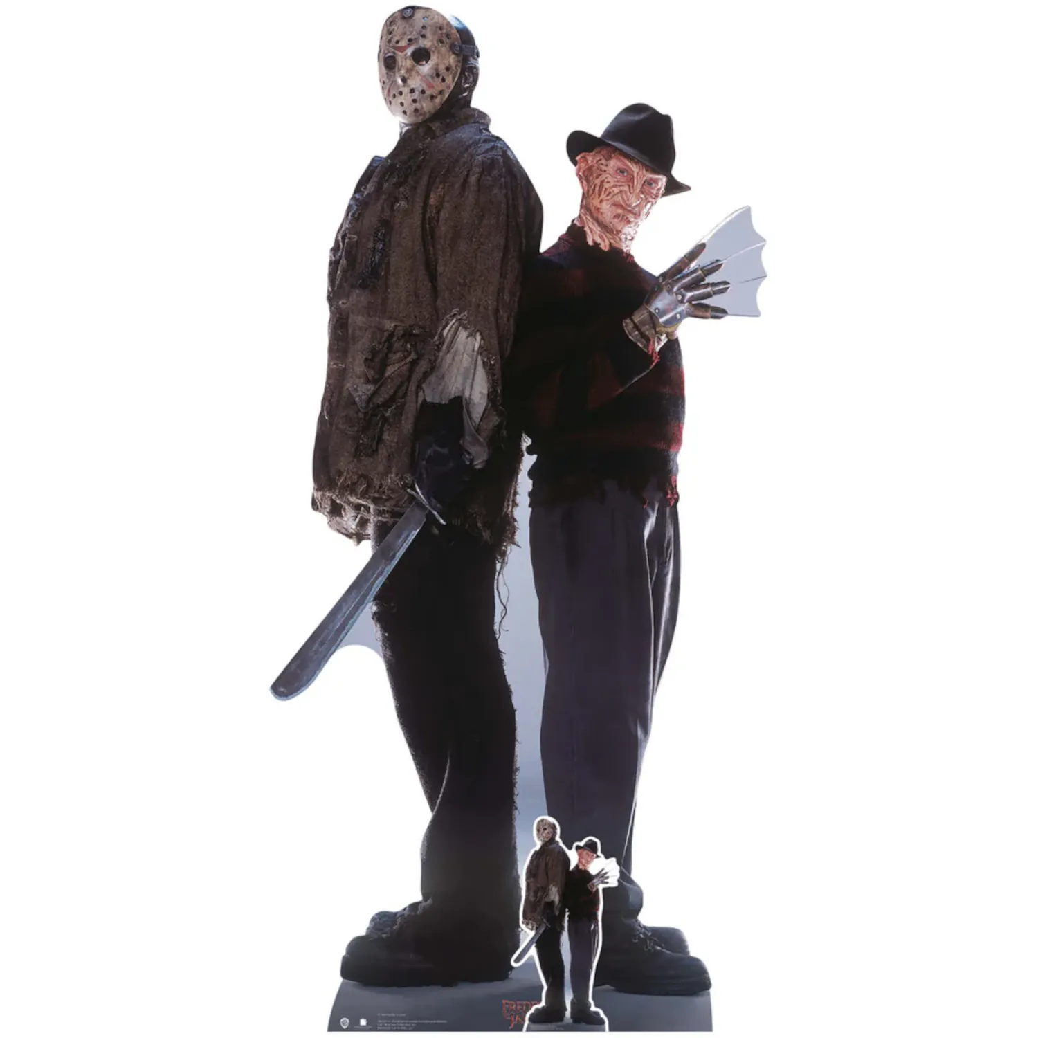 SC1645 Freddy vs. Jason Official Lifesize + Mini Cardboard Cutout Standee Freddy vs. Jason Official Lifesize + Mini Cardboard Cutout / Standee - Image 1