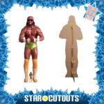 "Macho Man" Randy Savage 'Randy Mario Poffo' (WWE) Official Lifesize + Mini Cardboard Cutout / Standee - Image 2