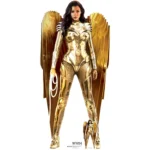 Wonder Woman 'Gold Armour WW84' (Gal Gadot) Official Lifesize + Mini Cardboard Cutout / Standee