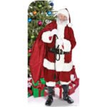 Father Christmas Lifesize Stand-In Cardboard Cutout / Standee